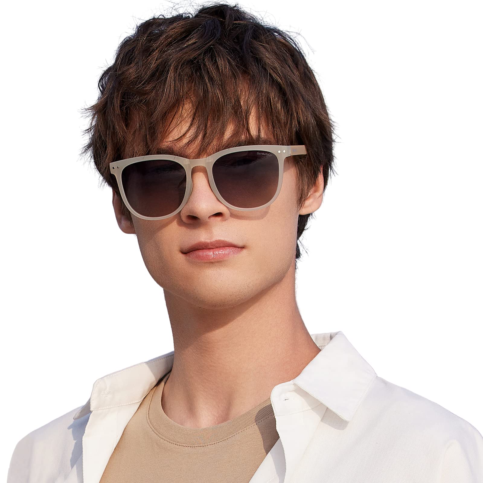 BENEUNDER Polarized Sunglasses for Men Women, Ultra Lightweight Folding Sunglasses with Organizer - Image 3