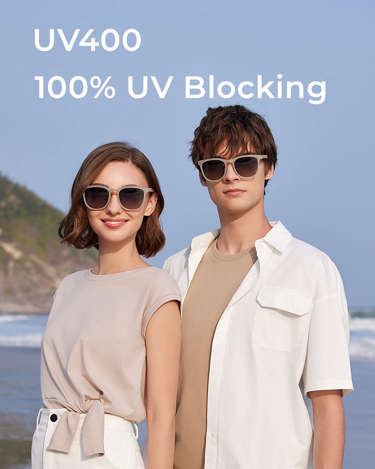 BENEUNDER Polarized Sunglasses for Men Women, Ultra Lightweight Folding Sunglasses with Organizer - Image 4