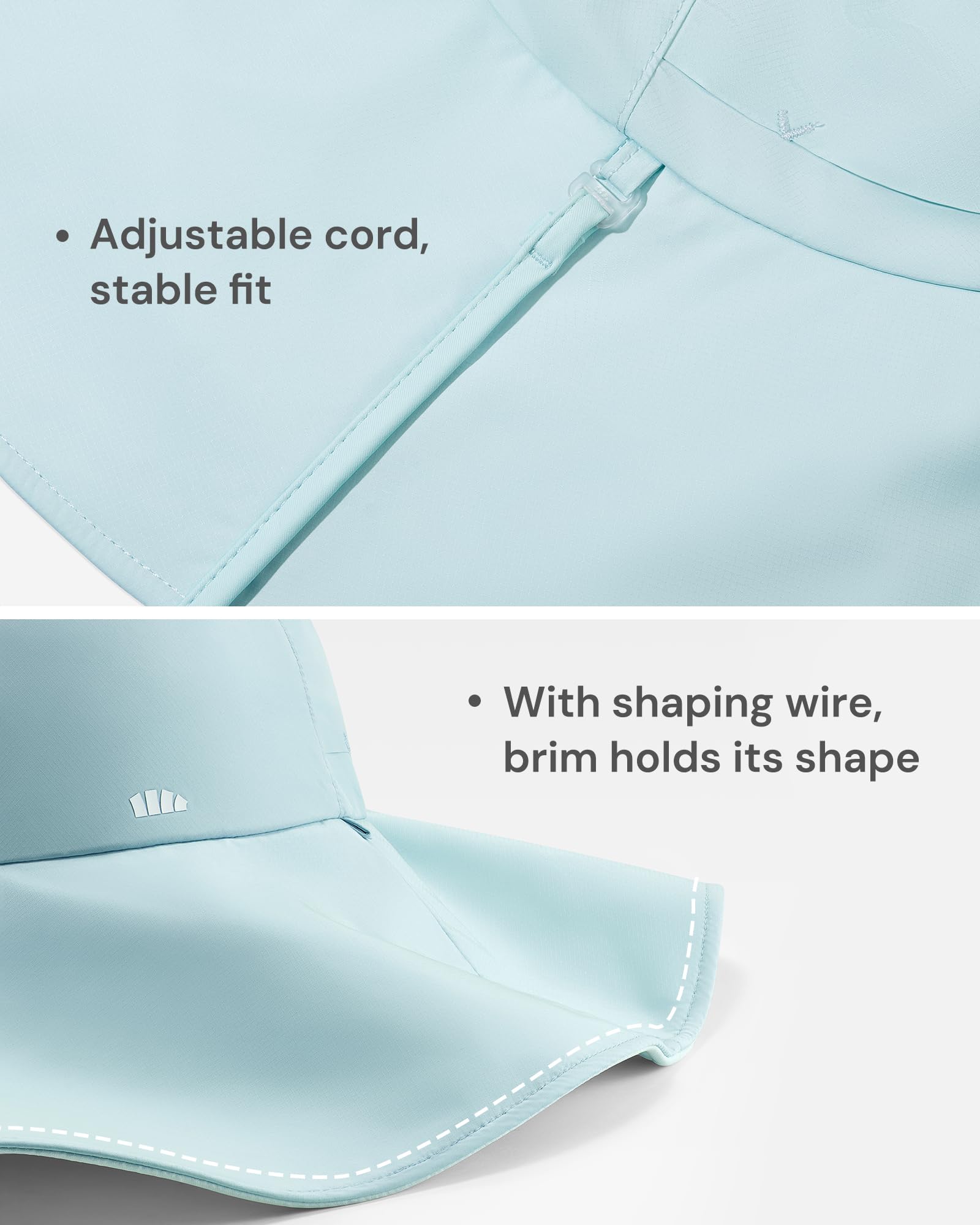 BENEUNDER Reversible Wide Brim Sun Bucket Hats UPF50+ UV Protection Foldable for Women Outdoor Beach Vacation Travel - Image 4